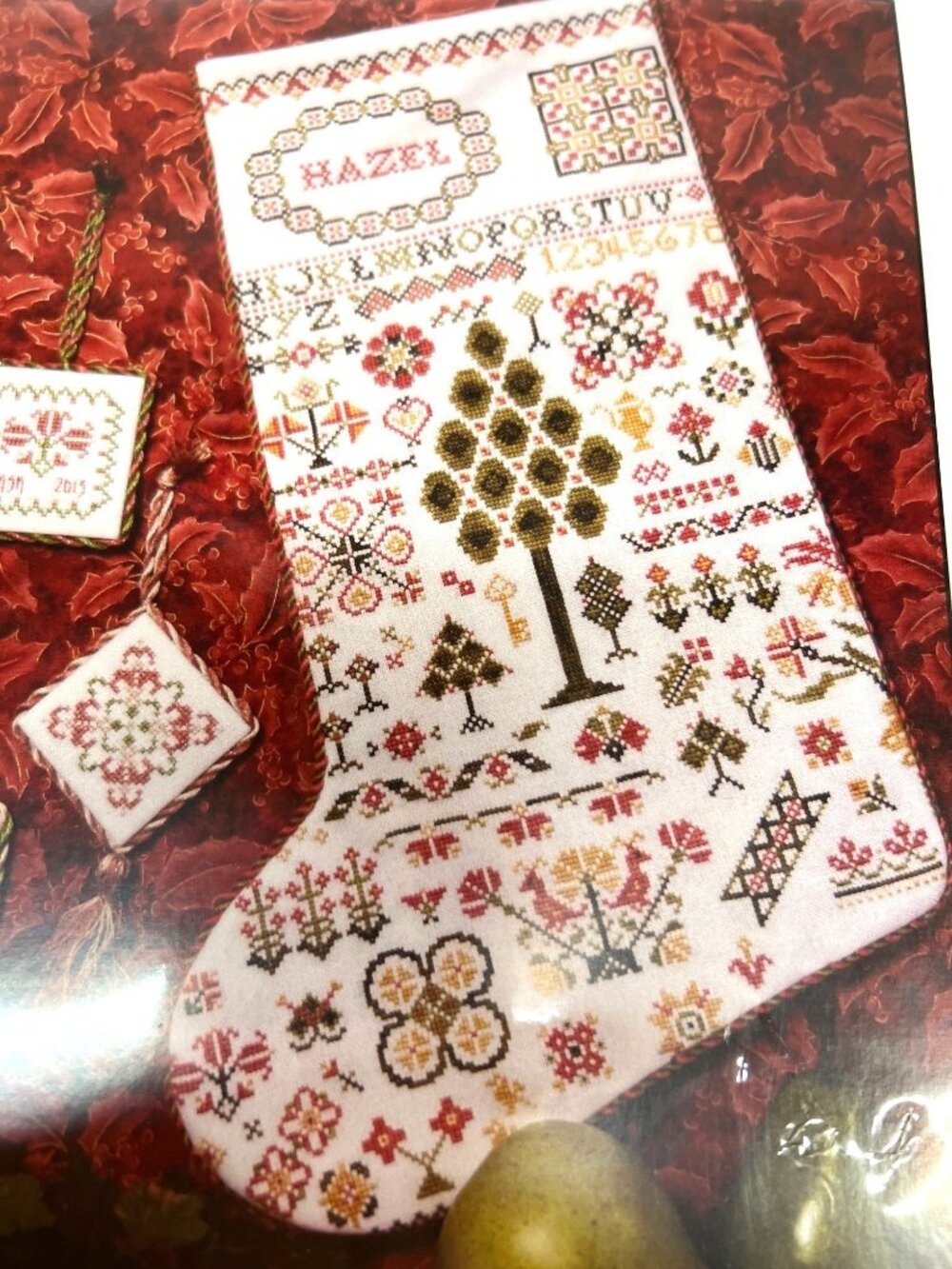 My Granddaughters Stocking Cross-Stitch Pattern By Karen Kluba Rosewood Manor X-
